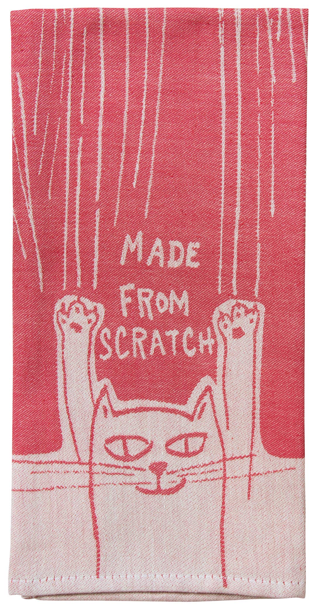 Blue Q Made from Scratch towel front view shows durable, fade-resistant cotton for everyday use