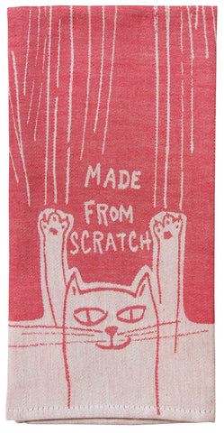 Blue Q Made from Scratch towel front view shows durable, fade-resistant cotton for everyday use