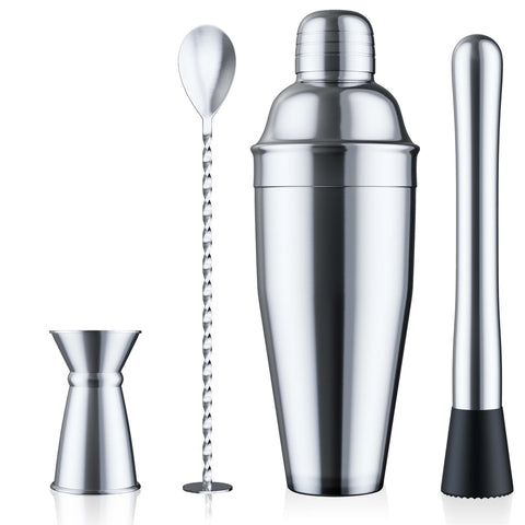 Blue River Water 24oz cocktail shaker with built-in strainer for smooth pours