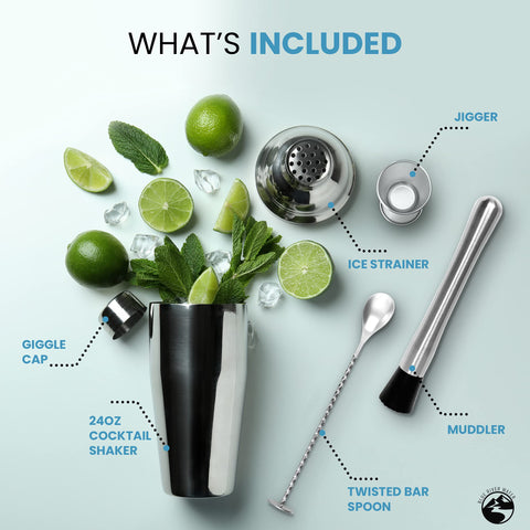 Blue River Water twisted mixing spoon for precise stirring