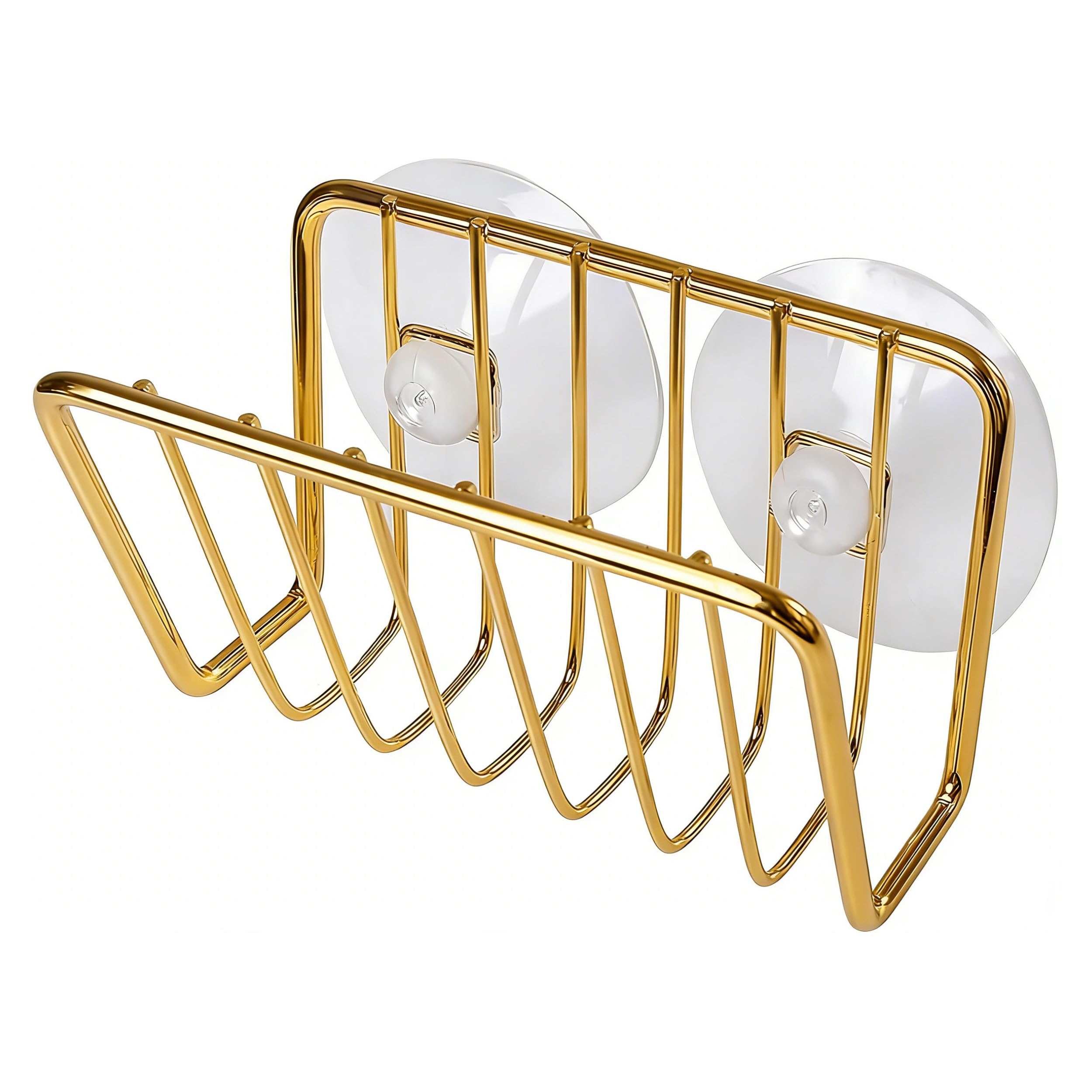 Blueden kitchen sink suction holder for sponges keeps counter tidy and dry.