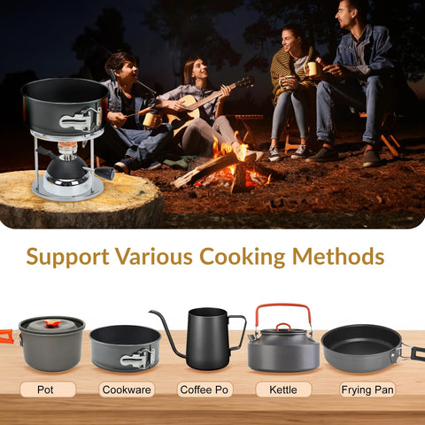 BlueFire accessory kit includes base, furnace stand, and refill base for convenience