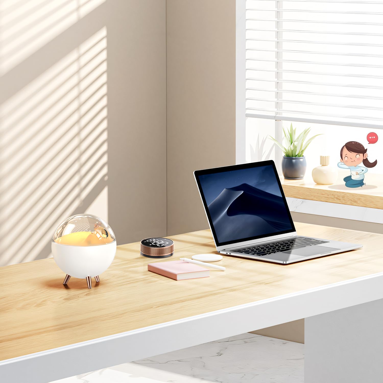 Blue Snail energy-saving timer with long battery life for daily use