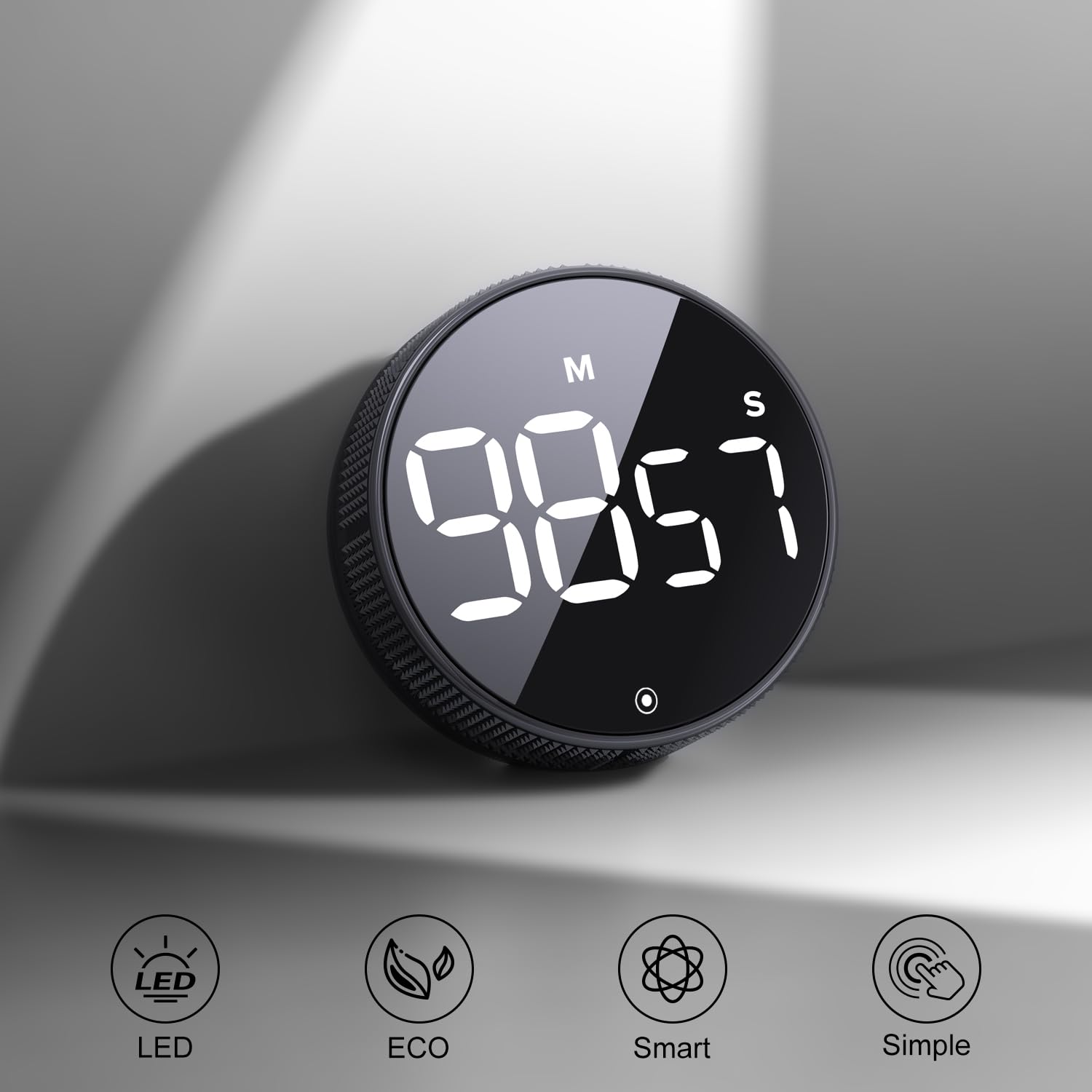 BlueSnail Productivity Timer shows a rotating dial for quick time adjustments.