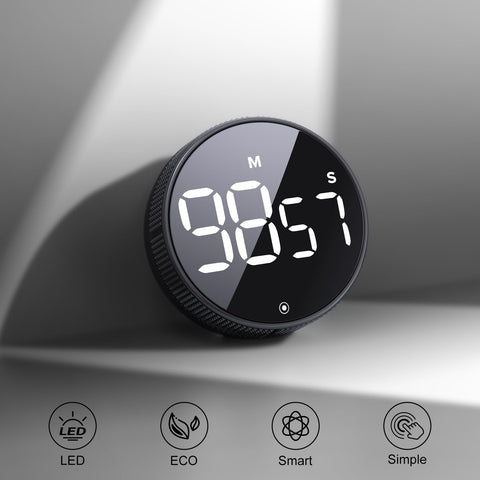 BlueSnail Productivity Timer shows a rotating dial for quick time adjustments.