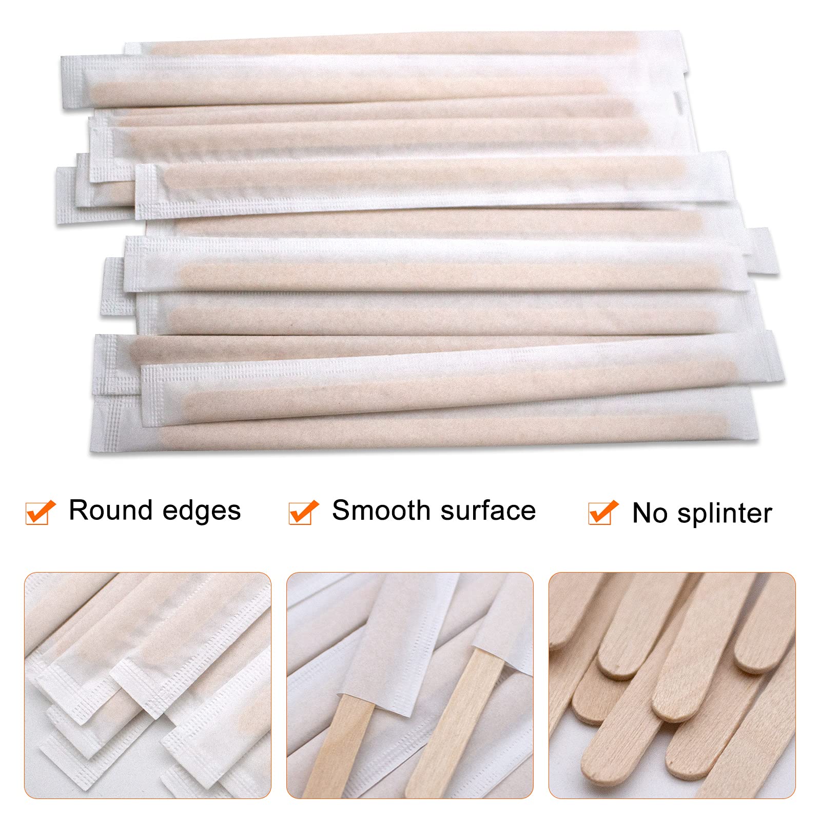 Blue Top extra-thick birch sticks handle thick drinks and crafts.