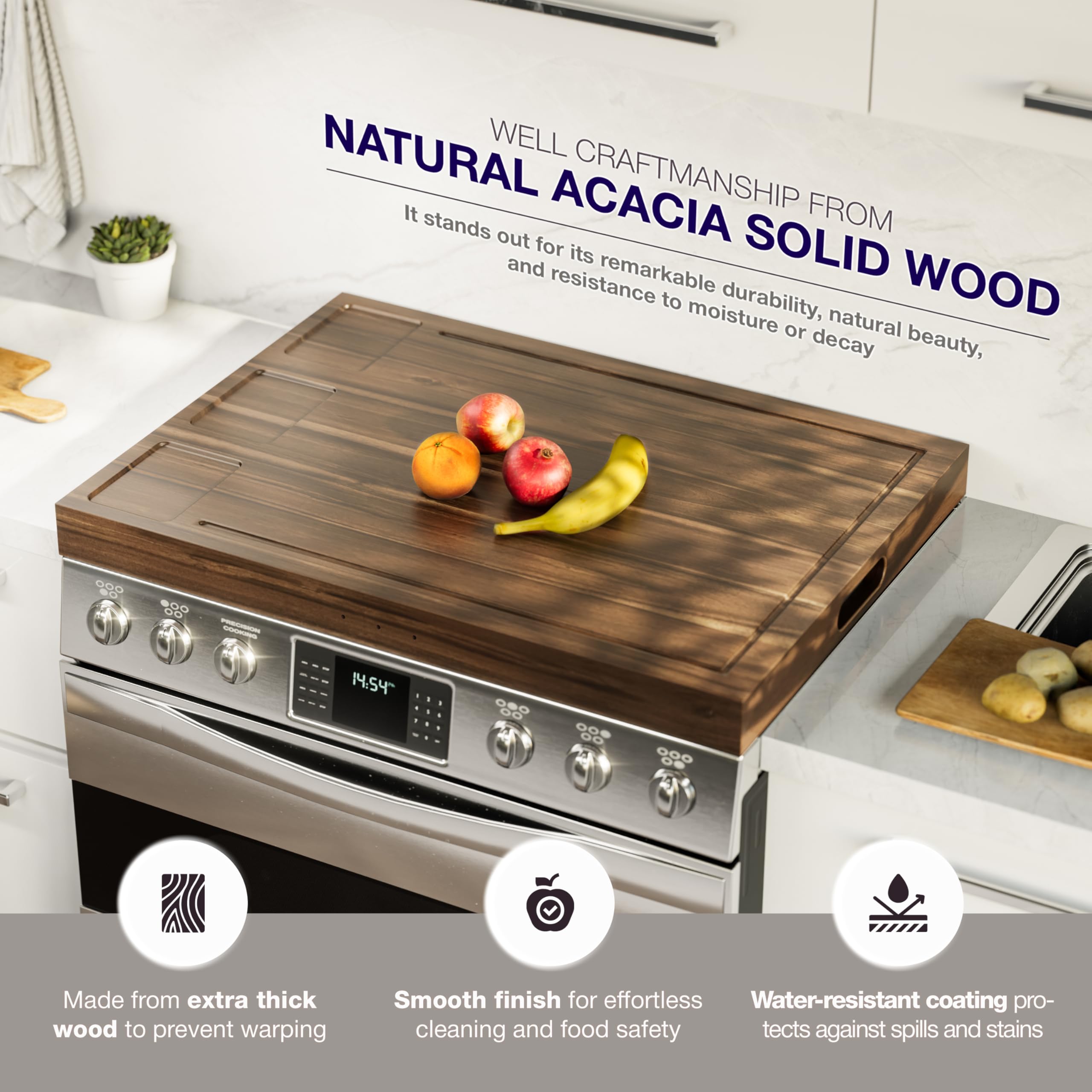 BLUEWEST noodle board stove cover over sink use adds extra workspace