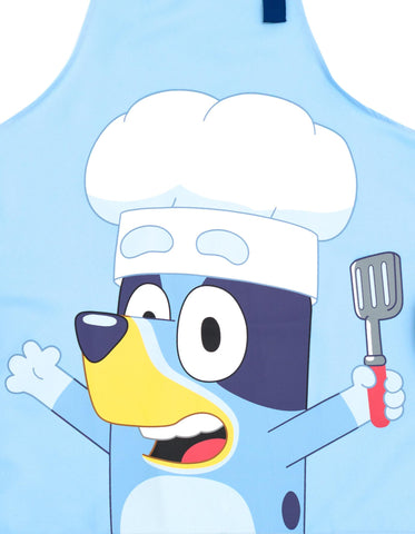 Bluey OS Youth screen printed design adds playful charm to cooking sessions