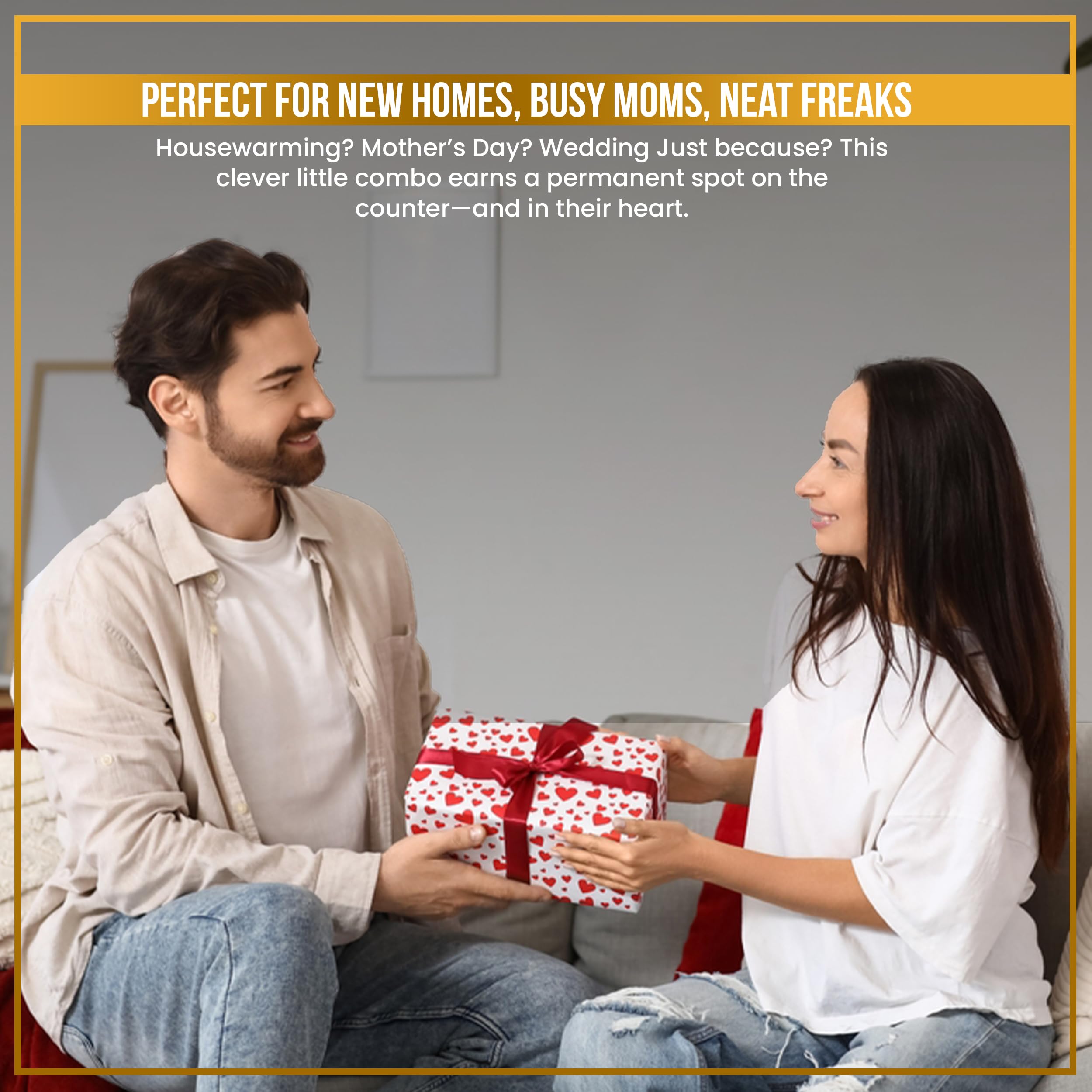 BLUJAYE gift-worthy organizer for tidy, cozy homes