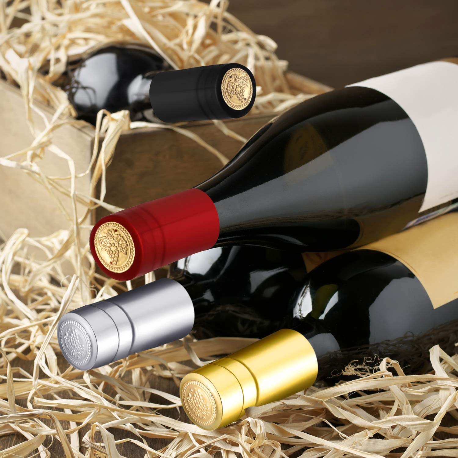 Blulu easy-to-use 30 mm diameter capsules suit DIY bottle decorating.