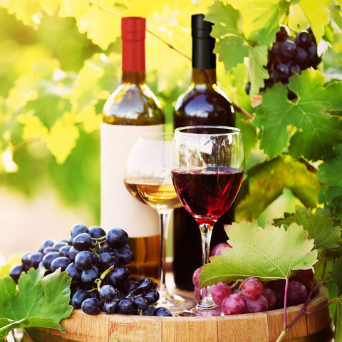 Blulu four-color shrink capsules add classic elegance to wine bottles.