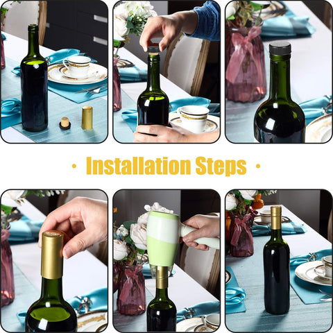 Blulu wine capsule set is ideal for home use and gifts.