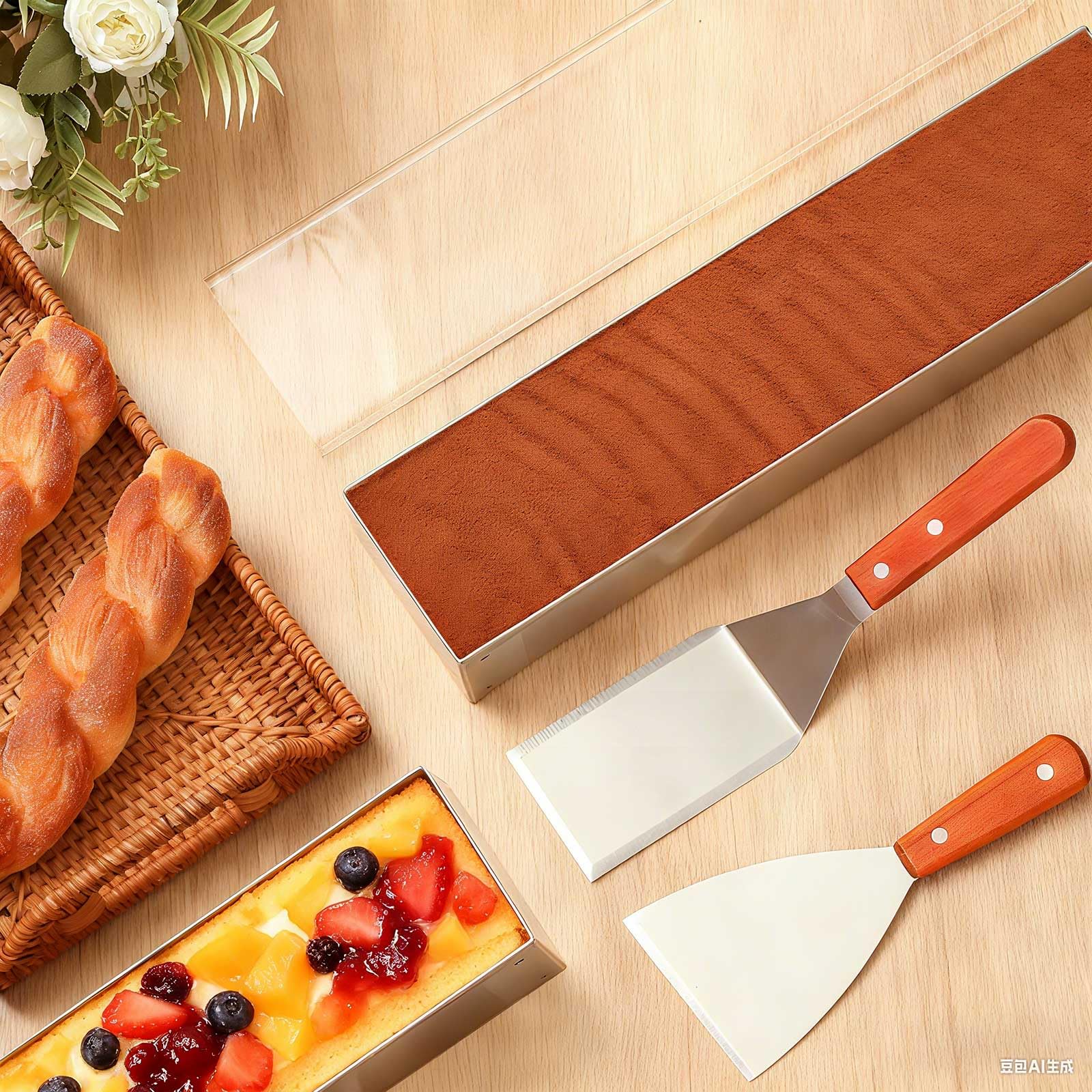 Blushtier 304 stainless steel bake mold for even heating