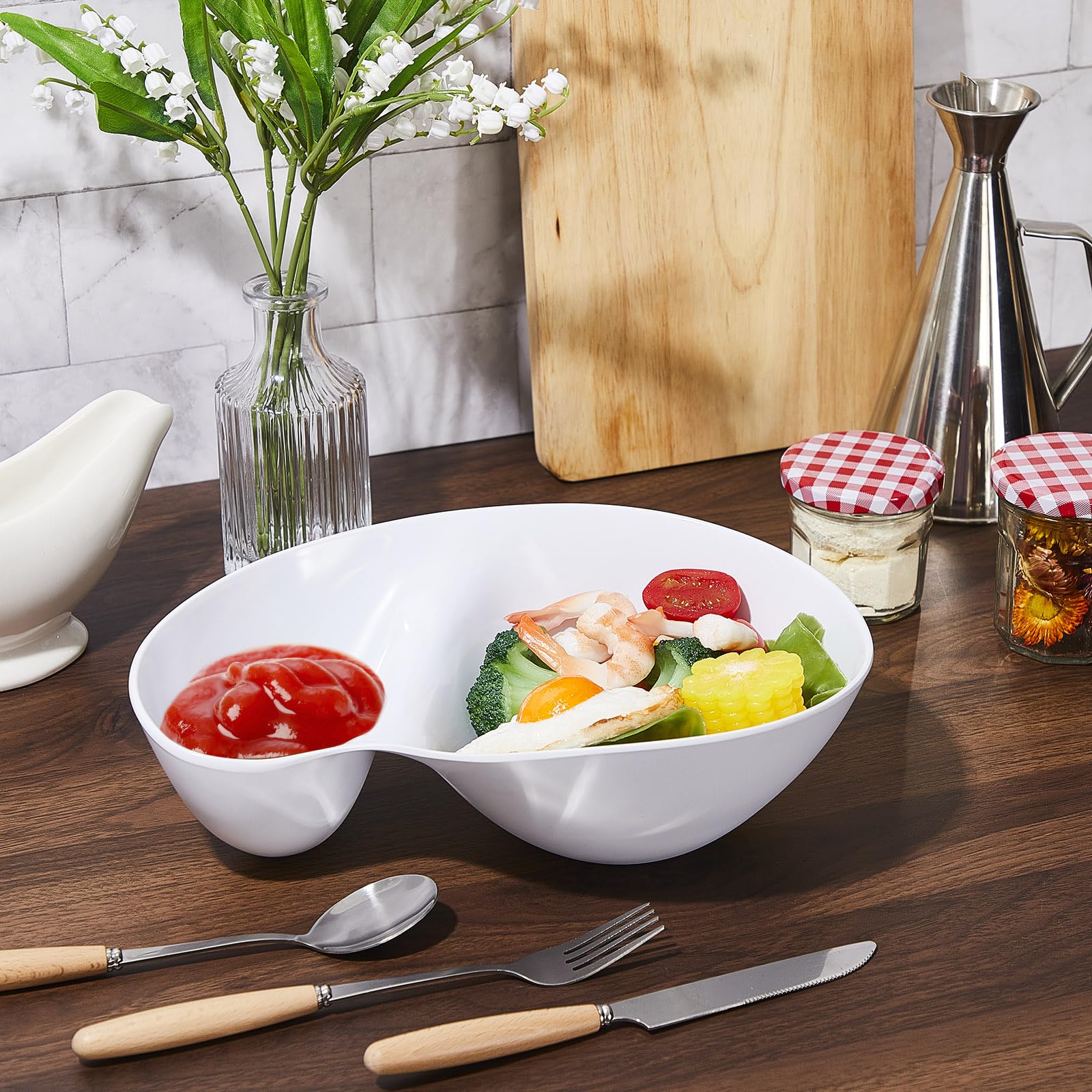 Blushtier white serveware for appetizers, fruits, and desserts.