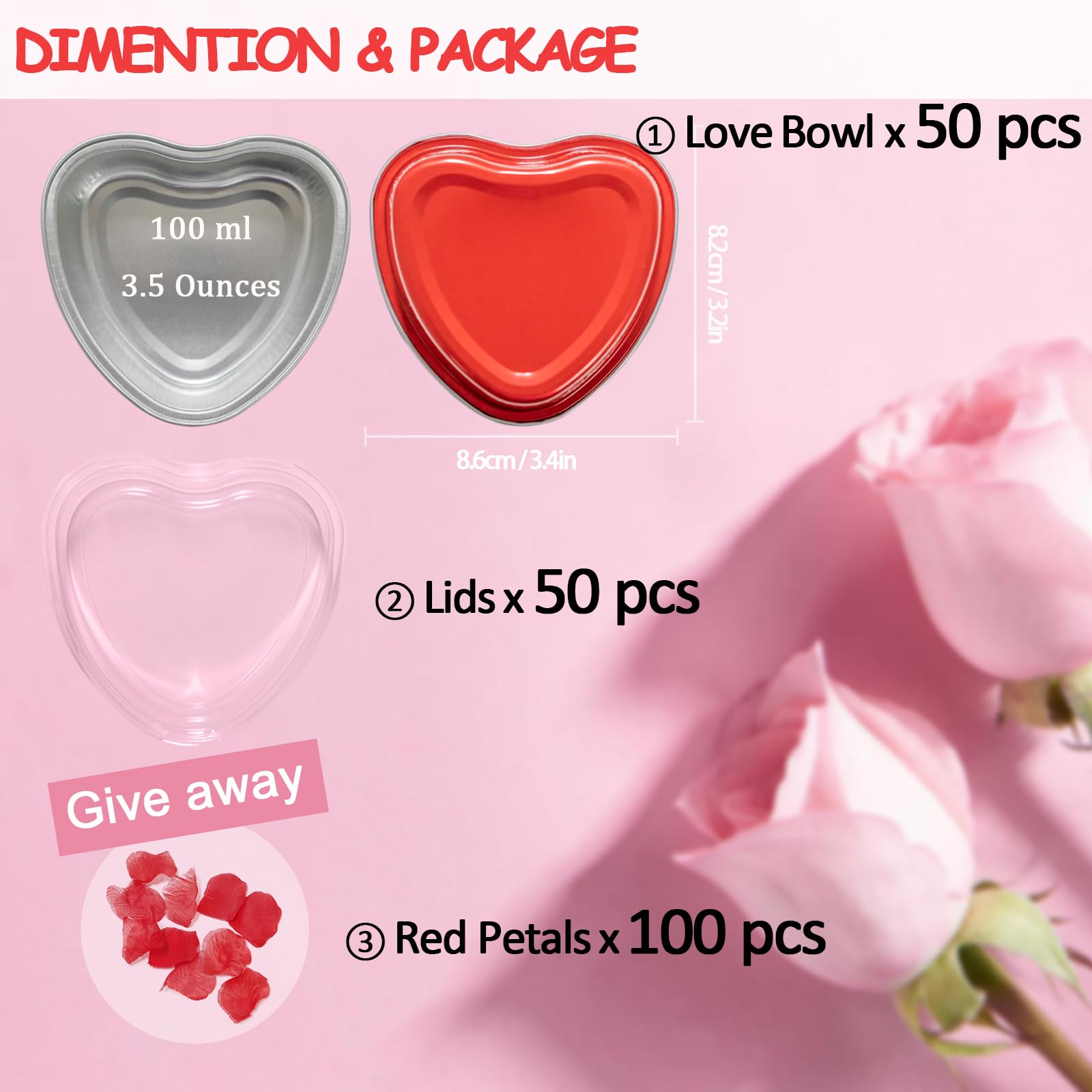 BLVRYVIO aluminum heart pans with smooth surface for clean release
