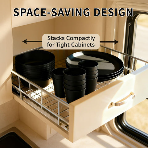 Blwan cutlery sets included for easy RV dining