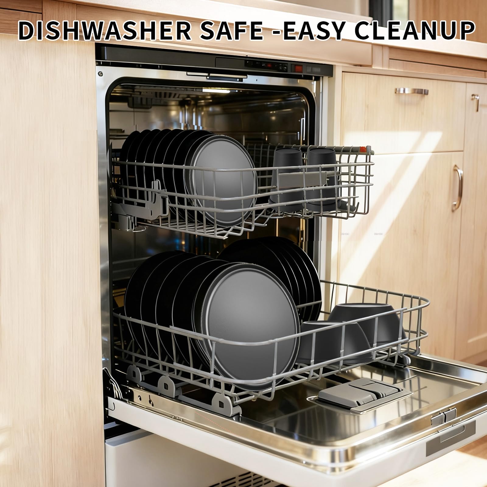 Blwan stackable design saves RV cabinet space and reduces clutter