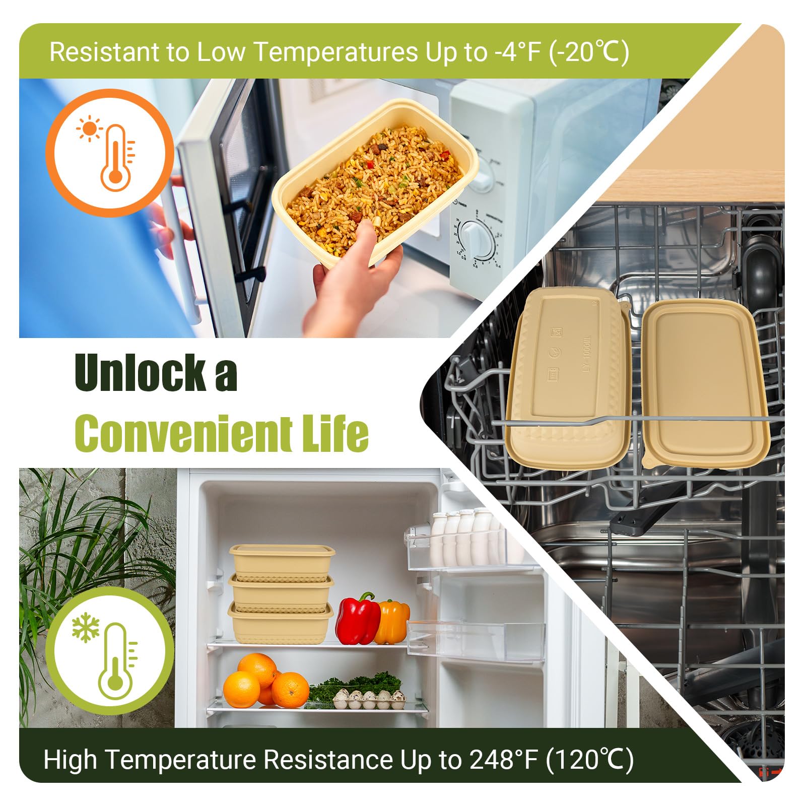 Bmboryxa microwave-safe meal prep box ready for reheating
