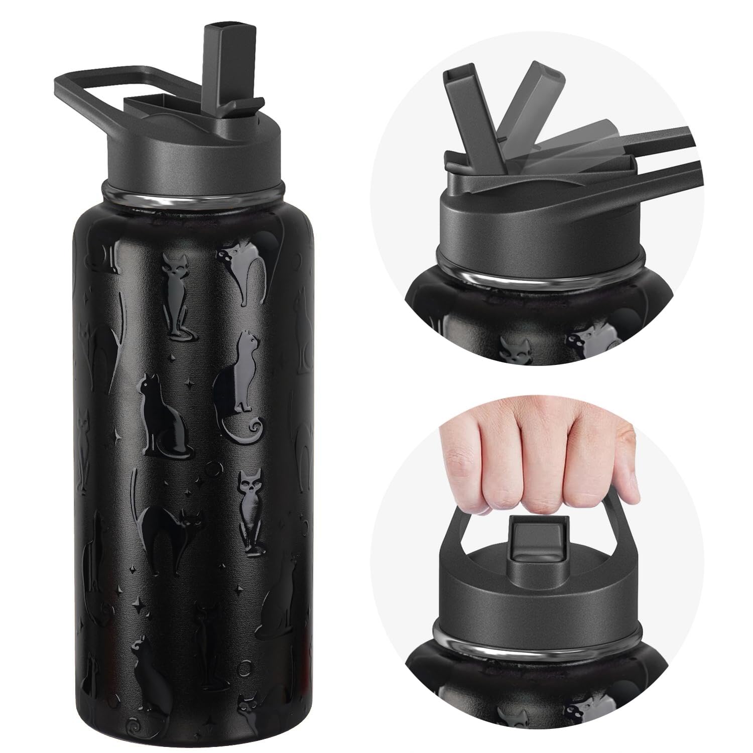 bmxbsk insulated bottle preserves cold or hot drinks for hours during Halloween events
