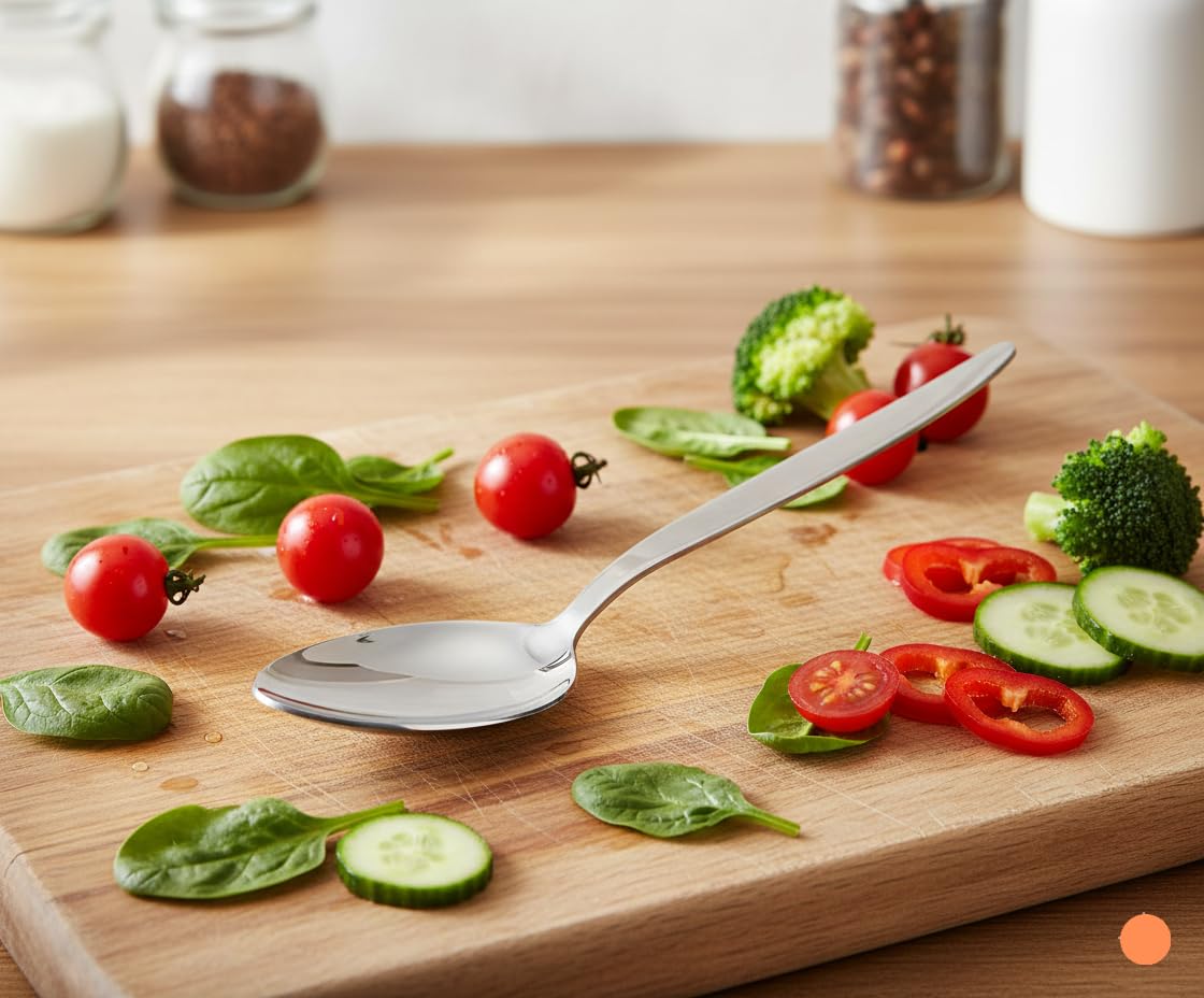 BNAZIND Kunz spoon roomy bowl for mashed potatoes.