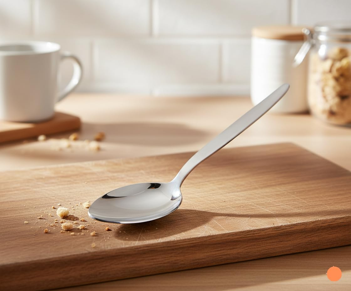 BNAZIND Kunz spoon pours sauce with steady drizzle for plated dishes.