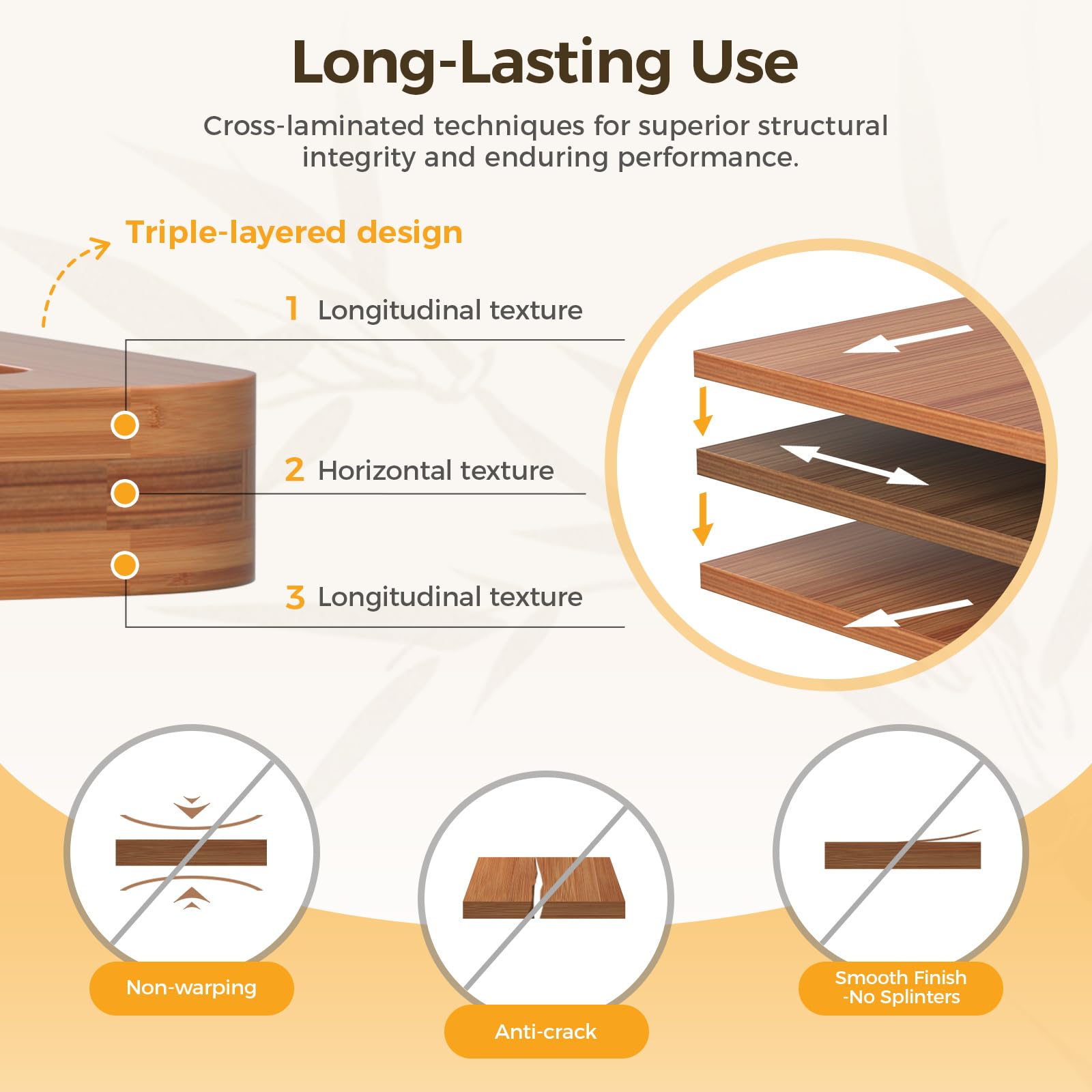 BNBUN bamboo cutting board set in small size for cheese boards and garnishes.
