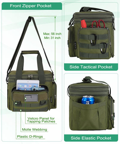 Bnlcd green American flag design for personal style