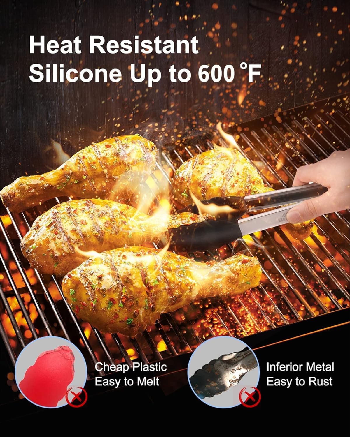 BNLCD pull-ring locking feature keeps tongs secure when not in use.