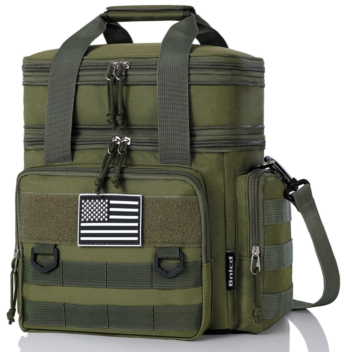 Bnlcd tactical lunch box exterior with rugged design for outdoor meals