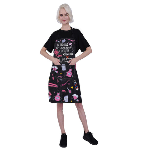 BNQL cosmetologist apron waterproof protection for busy salon days.