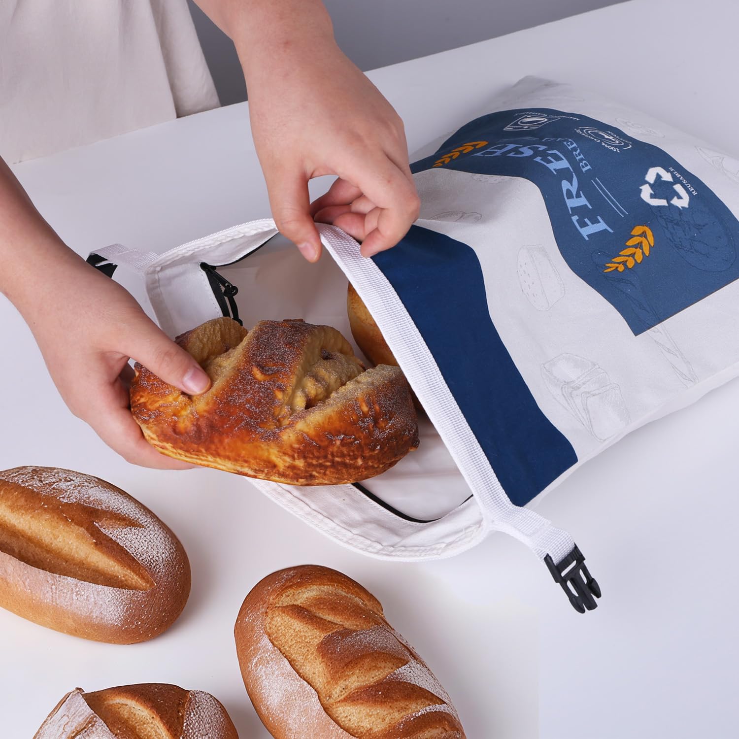 BNUNWISH bag zipper close enhances aroma retention and prevents spills.