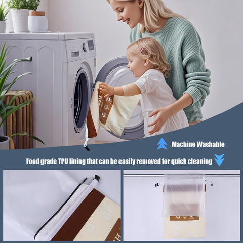 BNUNWISH freezer and fridge safe design prevents cracking and waste.