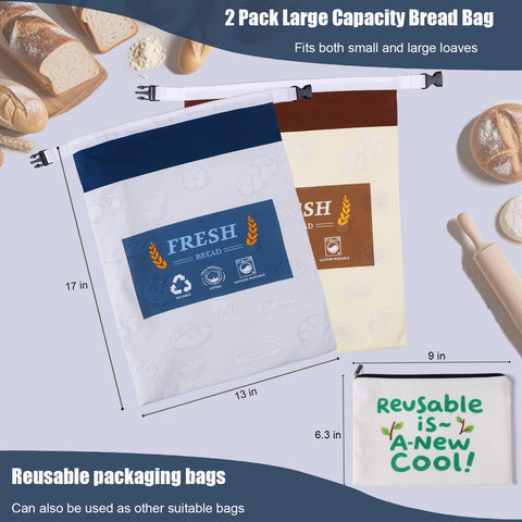 BNUNWISH TPU lining locks in moisture and keeps bread fresh.