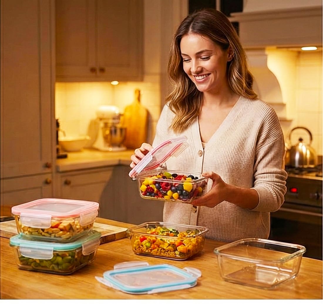 Bo-Toys oven-safe glass containers handle reheating with ease.