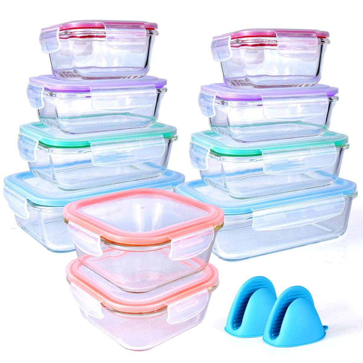 Bo-Toys snap-lock lids with airtight seal prevent spills and odors.
