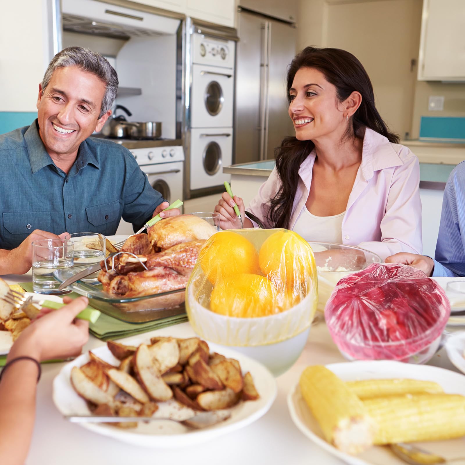 Boao color variety bowl covers ideal for picnics and gatherings.
