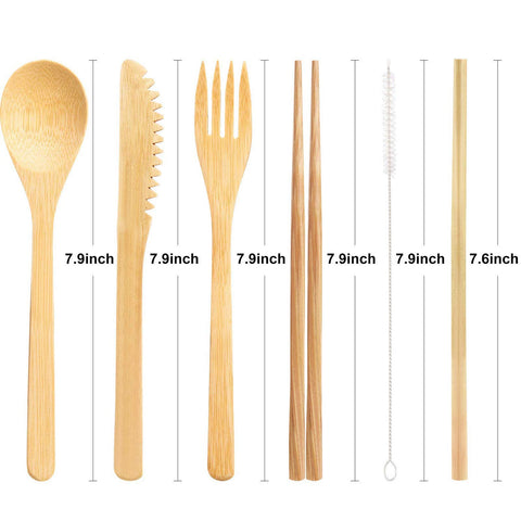 Boao Japanese-style bamboo utensils close-up showing smooth finish