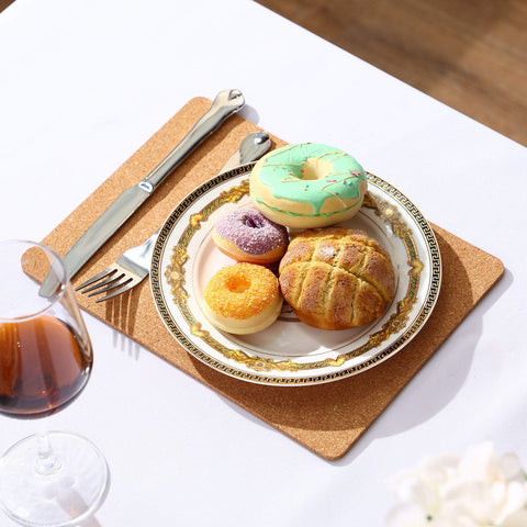 Boao multi-purpose cork pad stacks neatly and doubles as placemats.