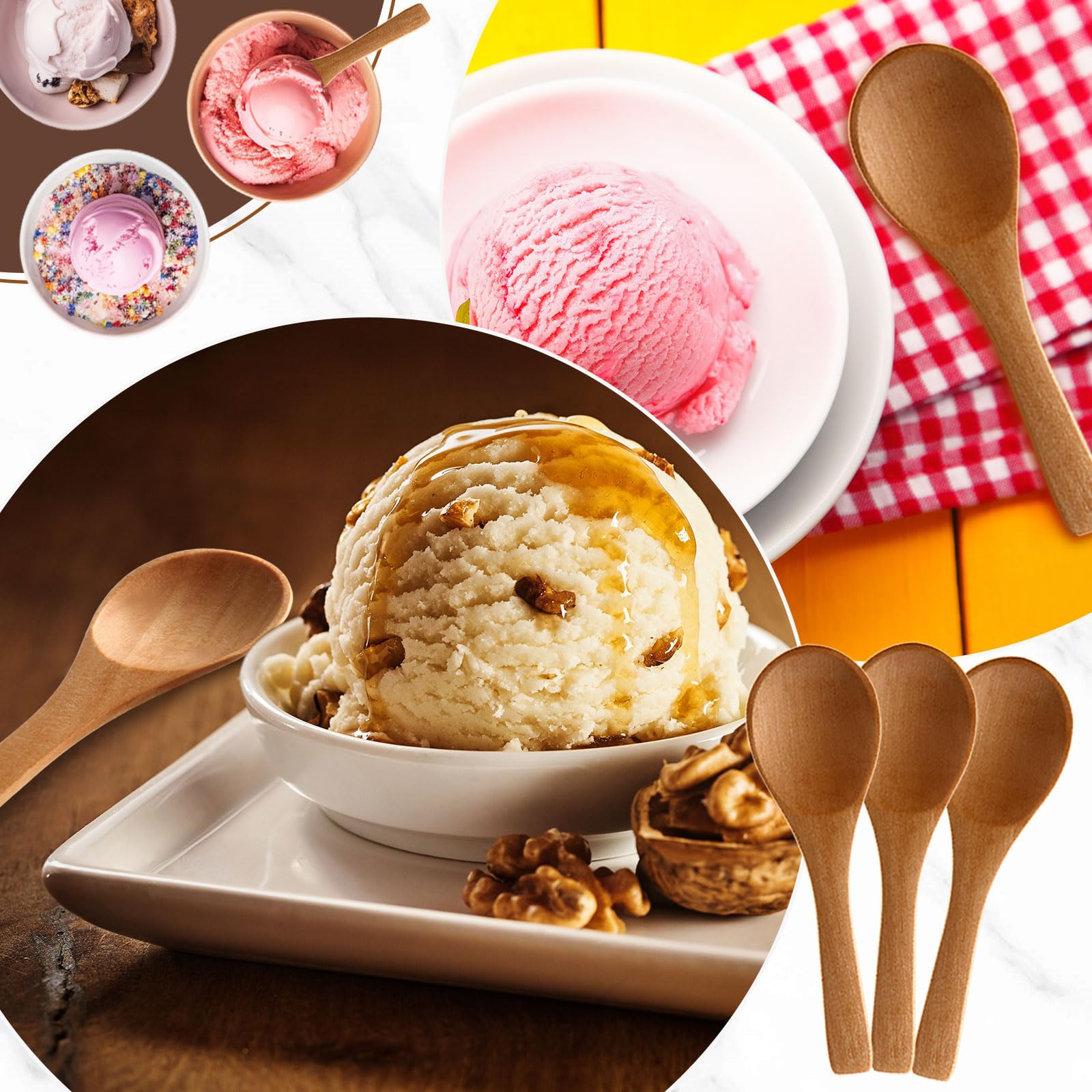 Boao multipurpose wooden spoons for kitchen tasks