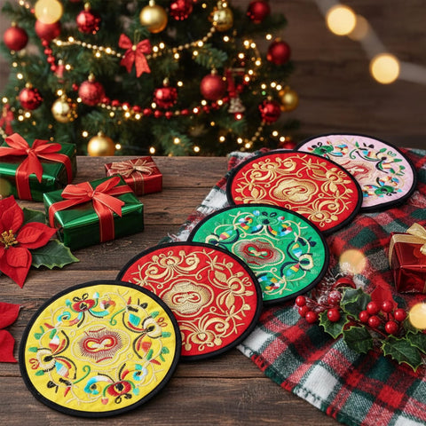 Boao round 13 cm coaster fits most cups and mugs securely.