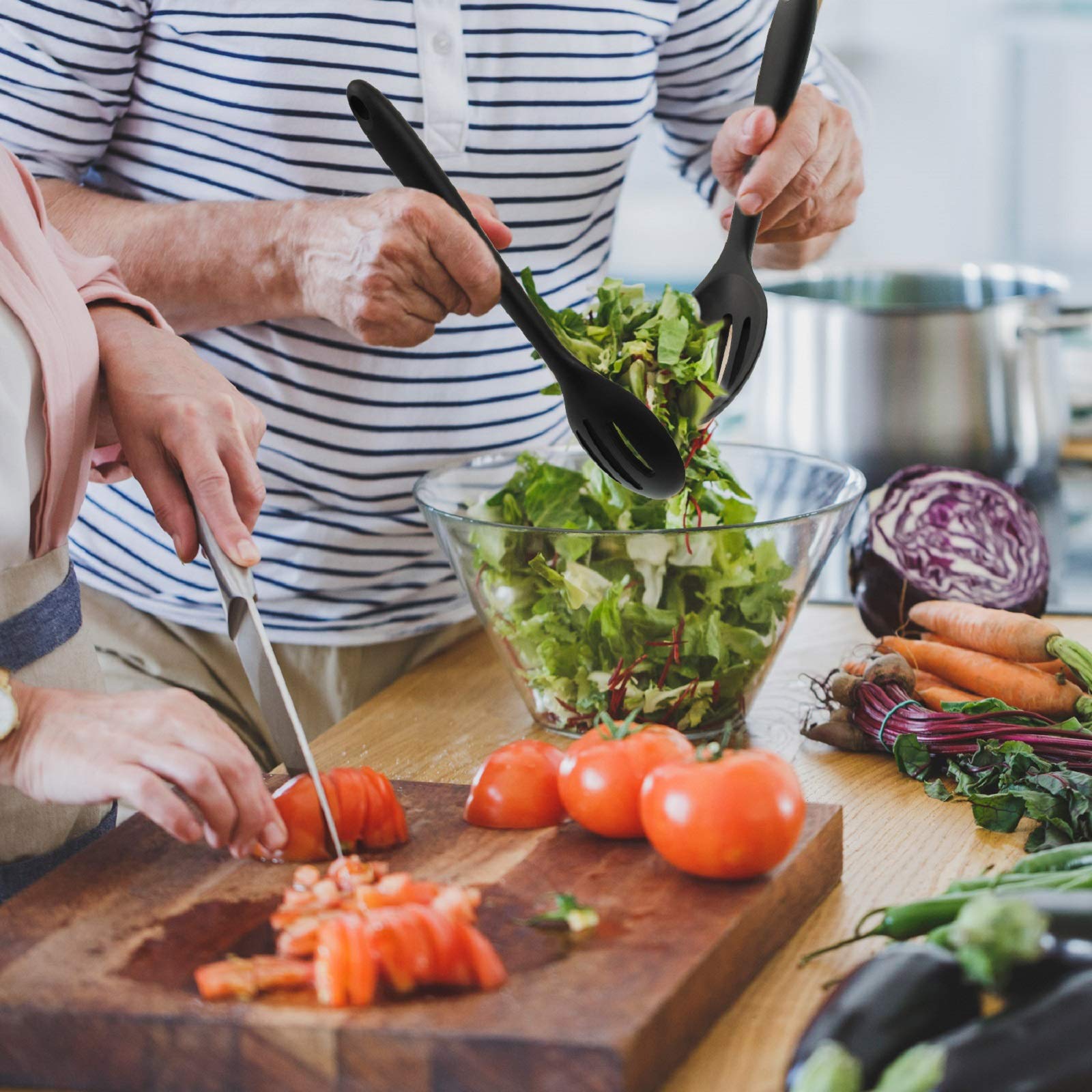 Boao silicone spoons-dishwasher-safe for easy cleanup