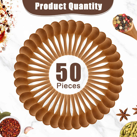 Boao small wooden spoon for sugar stirring