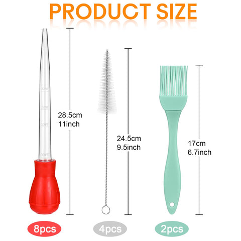 Boao large syringe baster for precise juices and marinade.