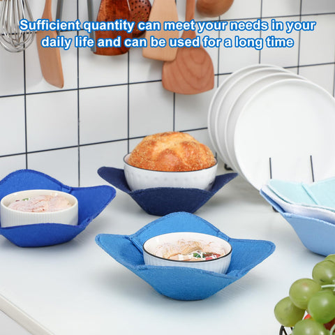 Boao bowl cozies in vibrant colors to brighten kitchens.
