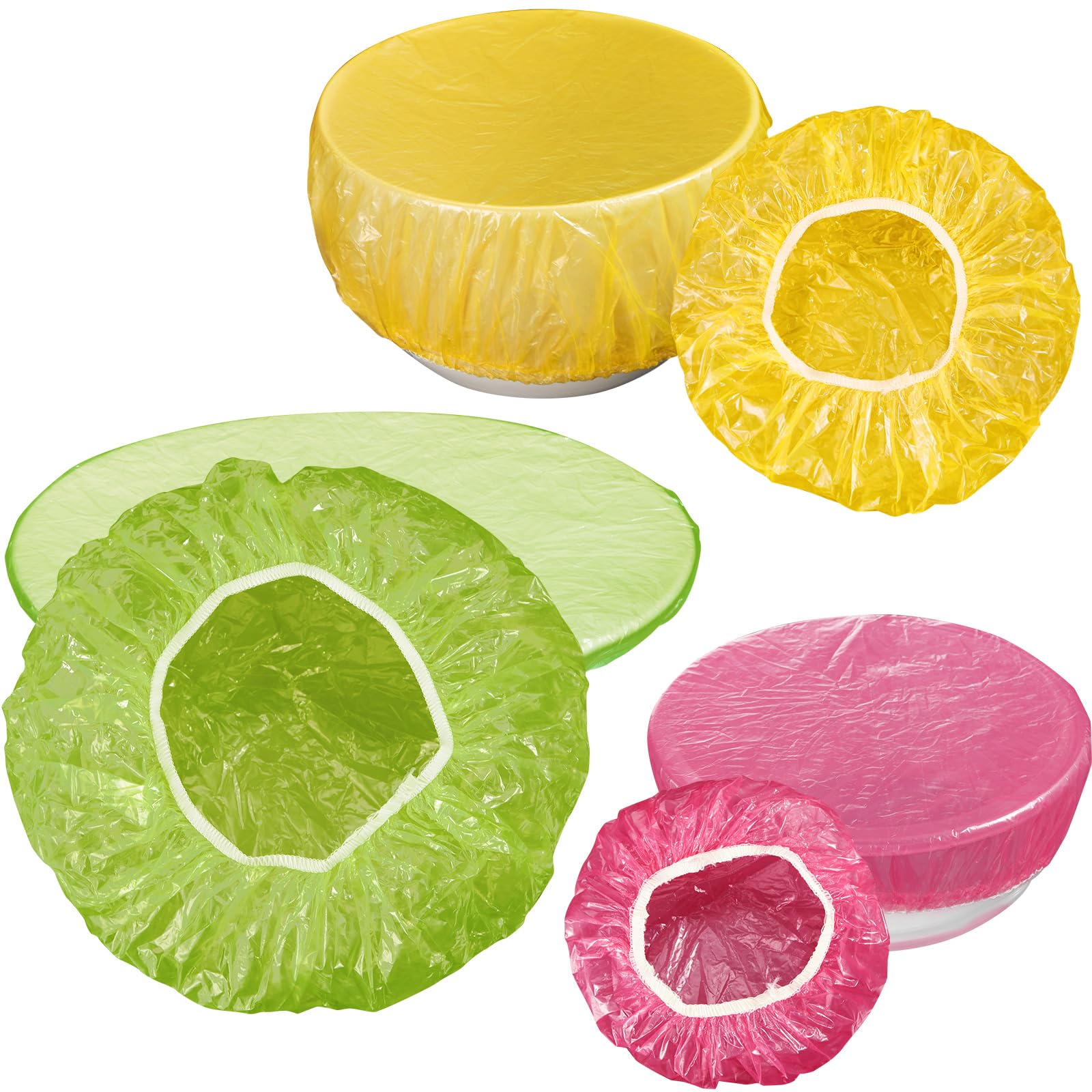 Boao yellow 21cm bowl cover fits medium bowls for easy leftovers.