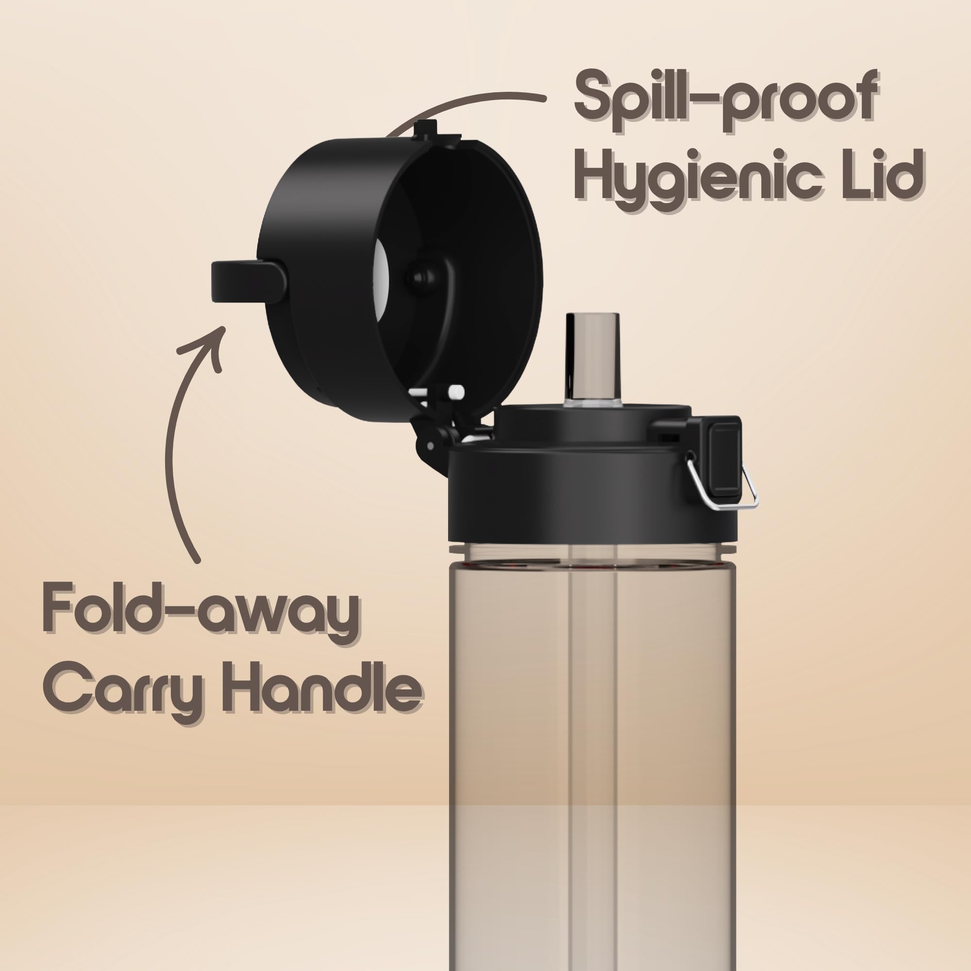 BobaMate 25 oz iced matcha sipping on the go