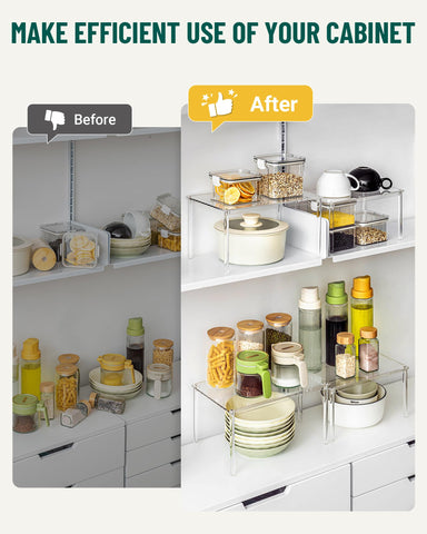 Bobomoment anti-slip dots keep items stable on the shelves.