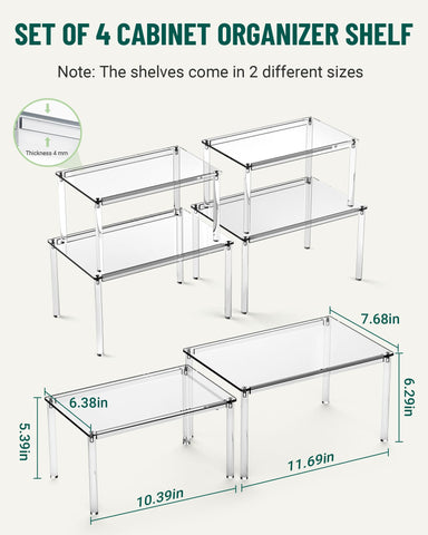 Bobomoment clear acrylic bottle storage with easy access to glass jars.
