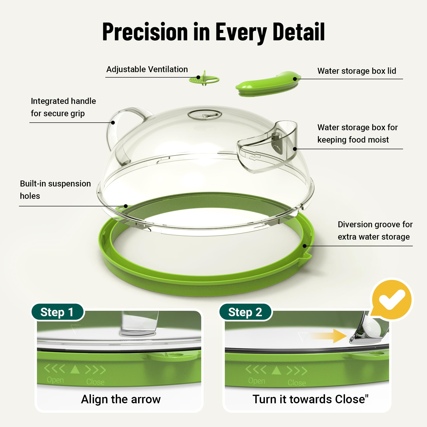 Versatile Bobomoment cover used as a lid to keep food warm