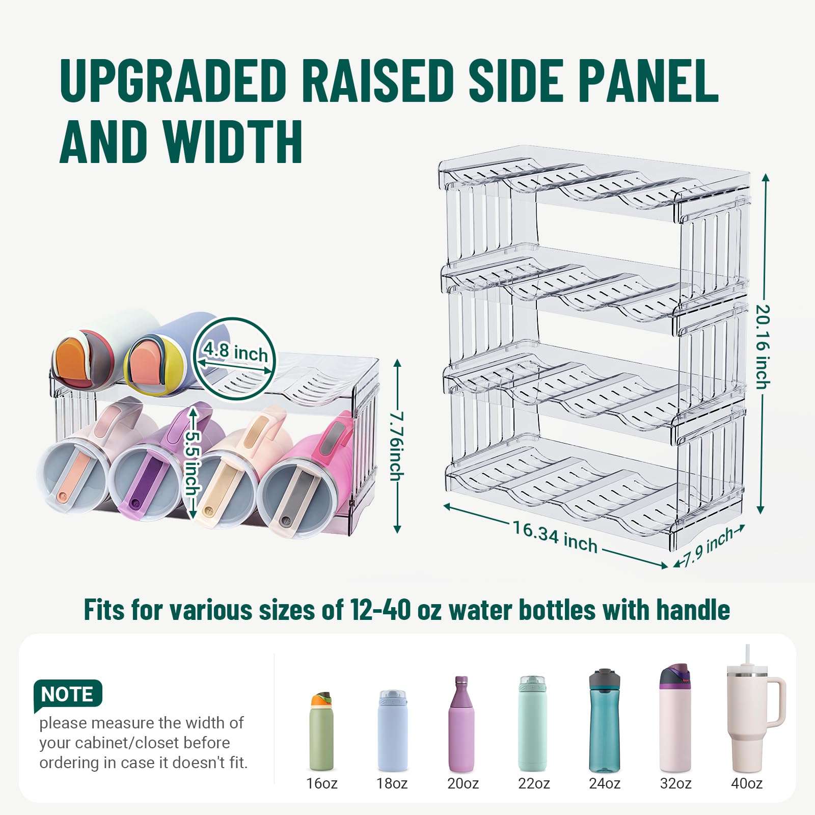 Bobomoment stackable design allows quick assembly for custom multi-tier shelving.